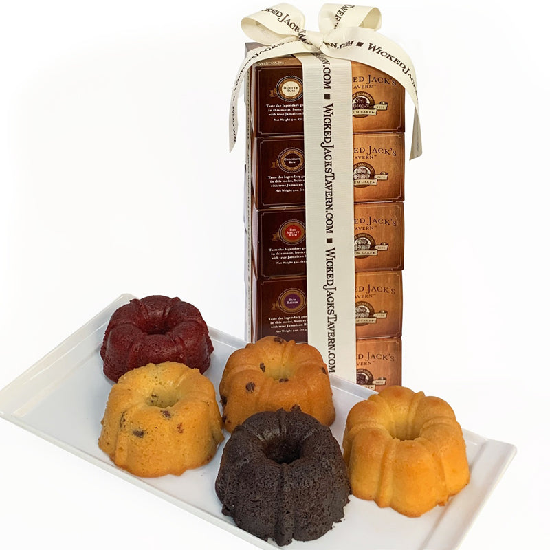 Wicked Jacks Tavern Jamaican Rum Cake Sampler