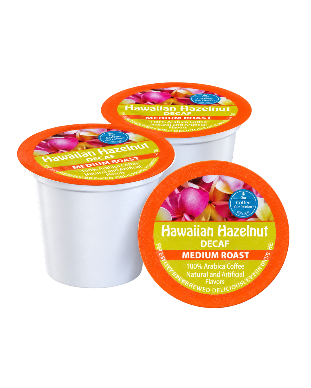 Decaf Hawaiian Hazelnut Coffee, Single-Serve Pod | Medium Roast