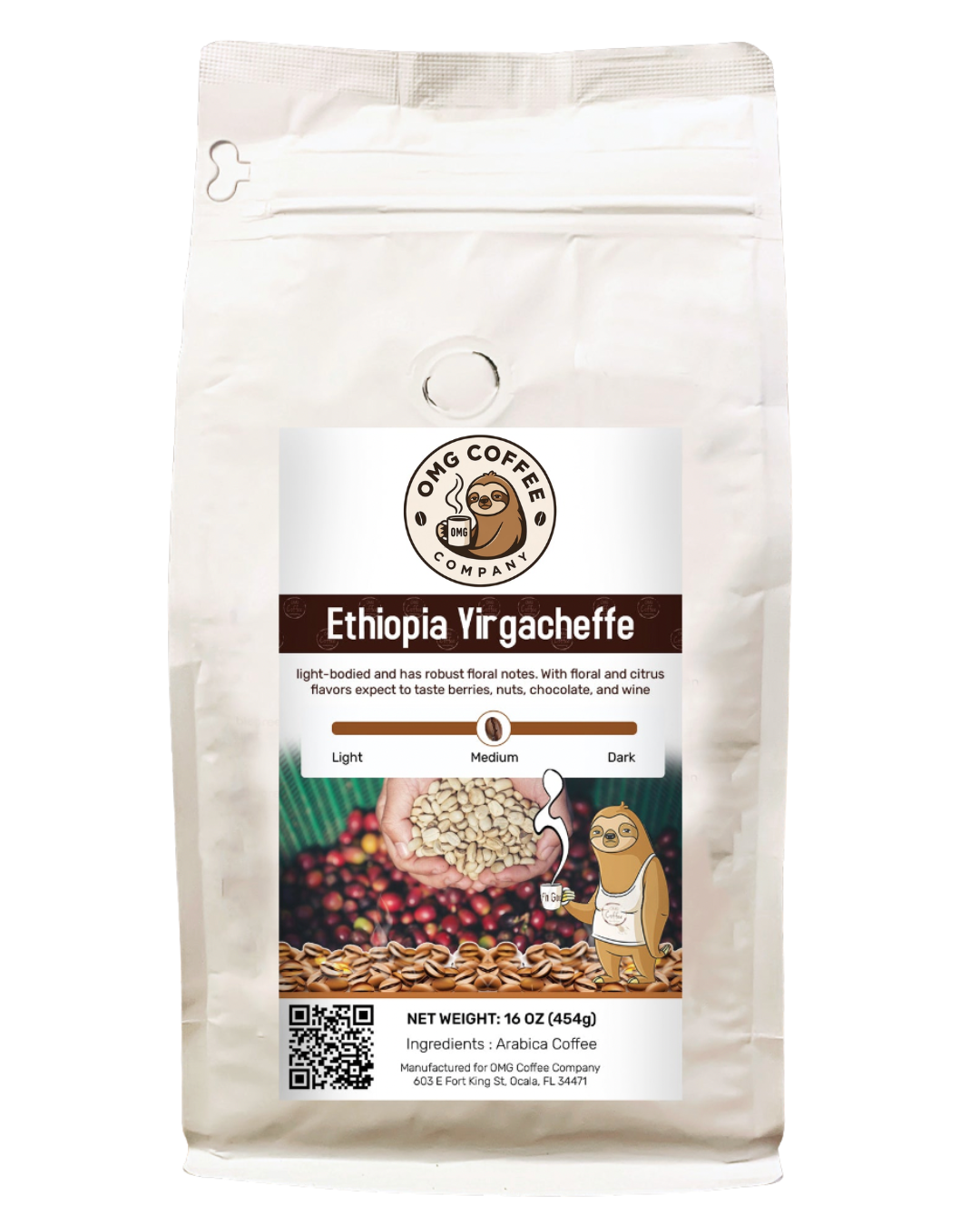 Organic Ethiopia Yirgacheffe Coffee