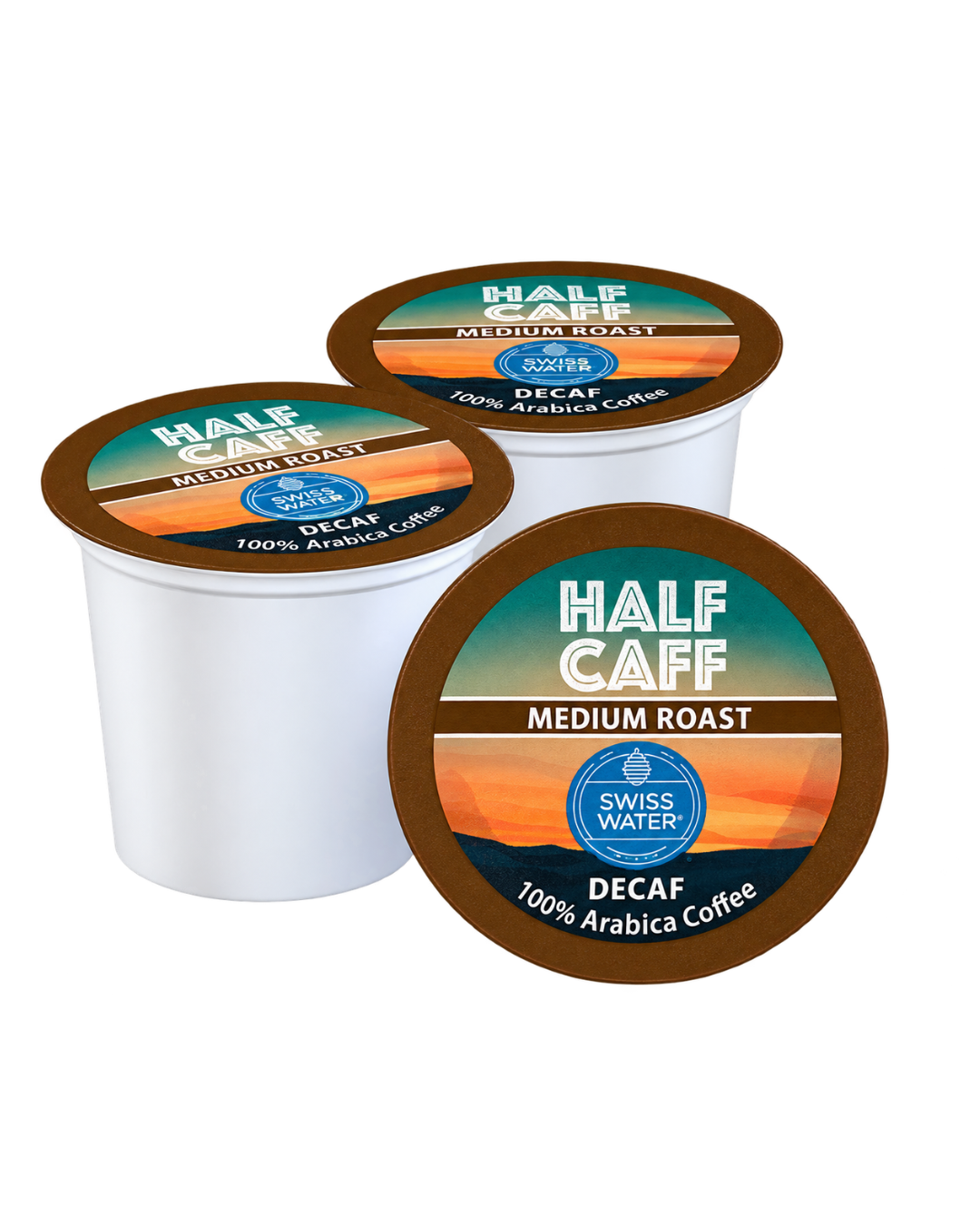 Half Caff Coffee, Single-Serve Pods | Medium Roast