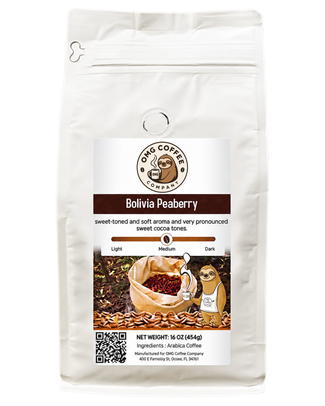 Organic Bolivia Peaberry Coffee